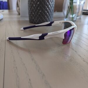 Oakley White and Purple Sunglasses